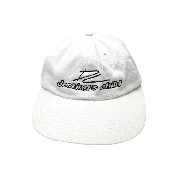 Vintage Y2K Destiny's Child White Strap Back Hat- Beyoncé - Picture 1 of 10